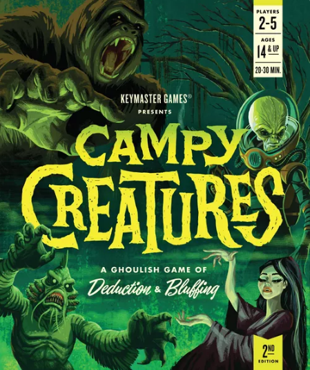 campy creatures board game